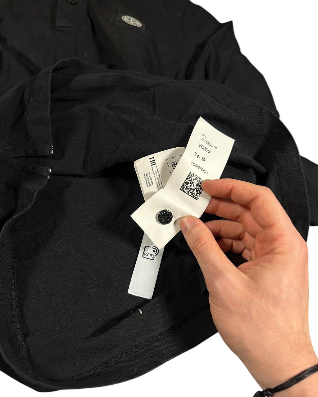 Stone Island Long Sleeve Polo (M)
