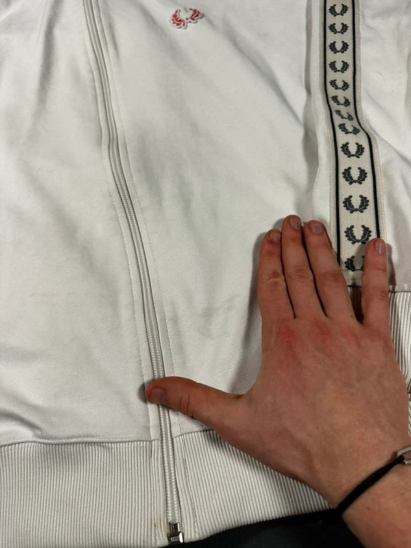 Vintage Fred Perry Taped Monogram Track Jacket (XL)