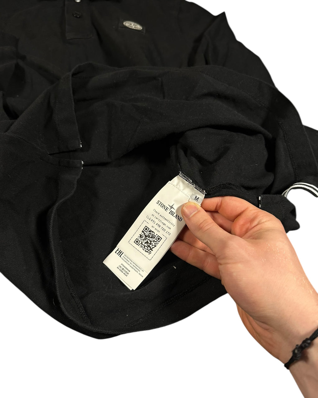 Stone Island Long Sleeve Polo (M)