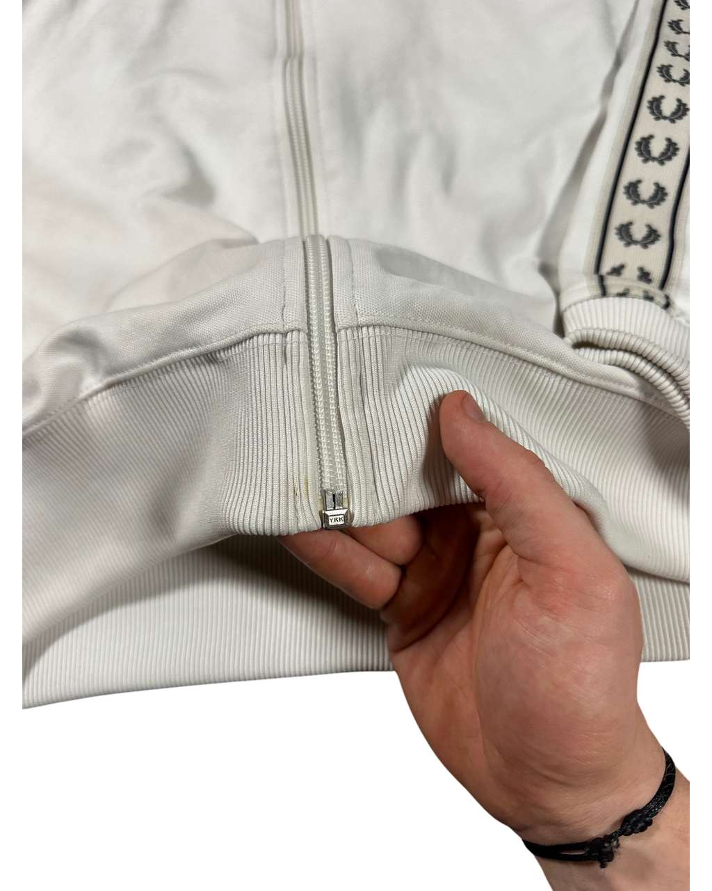Vintage Fred Perry Taped Monogram Track Jacket (XL)