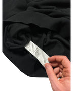 Casual Circuit black Fred Perry cotton jumper with a crew neck and laurel wreath logo